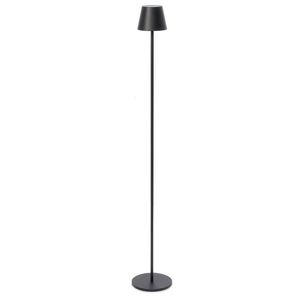 Lampadar LED de exterior Etna, Bizzotto, 17x115 cm, cu baterie reincarcabila, otel acoperit cu pulbere, negru imagine