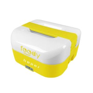 Cutie electrica petru incalzirea pranzului Lunch Box BC.160A, Beper, 35 W, 1.6 L, alb/galben imagine