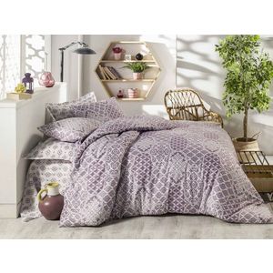 Lenjerie de pat pentru o persoana (BL), Donjette - Purple, Pearl Home, Bumbac Ranforce imagine