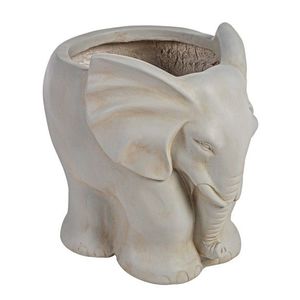 Ghiveci pentru exterior Elephant, Bizzotto, 39 x 30 x 35 cm, fibra de lut imagine