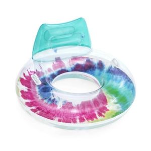 Scaun gonflabil Bestway cu mânere Tie Dye, 118x 117 cm imagine