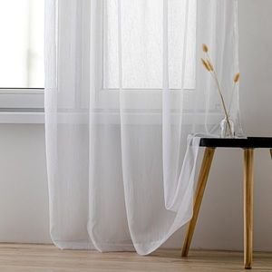 Perdea Homede Kresz Loops, alb, 280 x 240 cm, 280 x 240 cm imagine