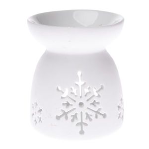 Aroma-lampă din ceramică Snowlet alb, 7, 7 x 9 cm imagine