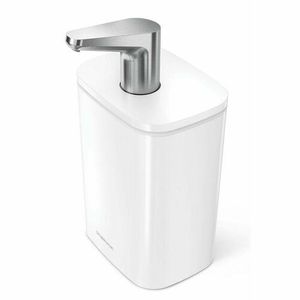 Dozator de săpun cu pompă Simplehuman 473 ml , alb imagine