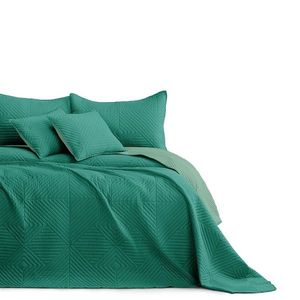 AmeliaHome Cuvertură de pat Softa verde - verde jad, 220 x 240 cm, verde imagine