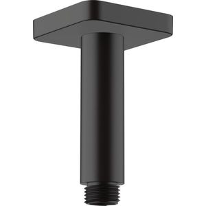 Brat de dus Hansgrohe Vernis Shape 100mm montare pe tavan negru mat imagine