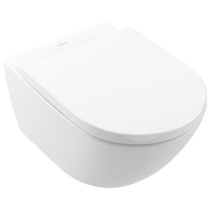 Vas WC suspendat Villeroy & Boch Subway 3.0 56x37cm TwistFlush / AntiBac Alb Alpin imagine