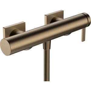 Baterie dus Hansgrohe Tecturis E bronz periat imagine