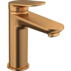 Baterie lavoar Duravit Wave M fara ventil bronz periat imagine