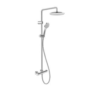 Coloana de dus Duravit System Shower 1000 cu baterie termostatata crom imagine