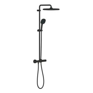 Coloana de dus Grohe Vitalio Start System 250 cu baterie termostatata 101cm matte black imagine