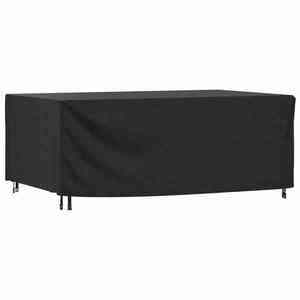 vidaXL Husă mobilier de grădină negru 240x140x90 cm impermeabilă 420D imagine