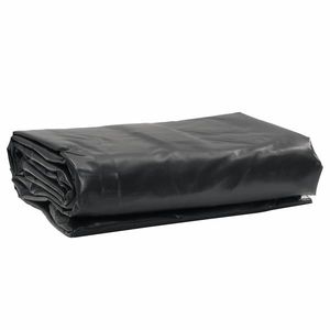 vidaXL Prelată, negru, 1x2, 5 m, 650 g/m² imagine