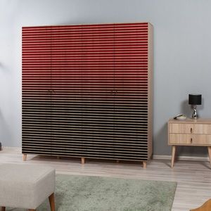 Dulap pentru haine Imaj 221, Vella, 180x52x192 cm, multicolor imagine