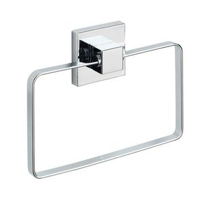 Suport pentru prosoape, Wenko, Quadro Vacuum-Loc®, 18.5 x 14 x 3.5 cm, inox/plastic imagine