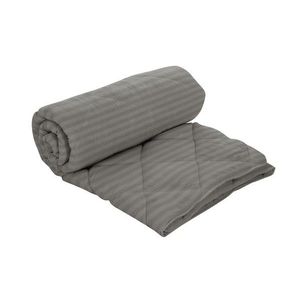 Pilota Alcam Damasc Grey 200x220 cm, umplutura cu lana, 300 g/mp imagine