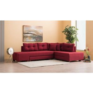 Coltar extensibil Manama Right, Balcab Home, 206x282 cm, rosu imagine