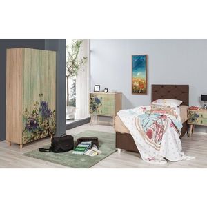 Dulap pentru haine Stil, Vella, 90x52x192 cm, multicolor imagine