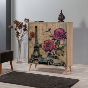 Dulap multifunctional Multilux 733, Vella, 95x36x111 cm, multicolor imagine