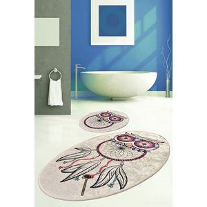 Set 2 covorase de baie Dream, Chilai, 50x60 cm/60x100 cm, multicolor imagine