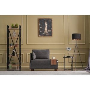 Fotoliu Fly Armchair Left, Balcab Home, 100x80x75 cm, lemn, antracit imagine