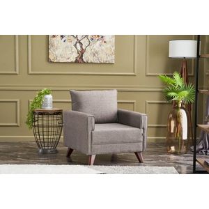 Fotoliu Bella Armchair, Balcab Home, 82x81x85 cm, lemn, maro imagine