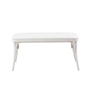 Banca, Vella, Oliver Bench, 100x49x41 cm, PAL, Alb imagine