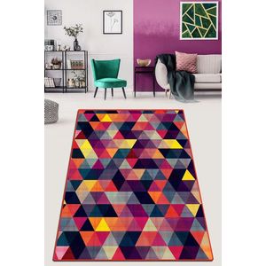 Covor, Bunt Djt, 80x140 cm, 50% catifea/50% poliester, Multicolor imagine