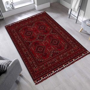 Covor de hol, Bhr 05 Red , 80x150 cm, Fibre acrilice, Rosu imagine