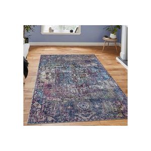 Covor de hol, 4006A, 80x150 cm, Catifea, Multicolor imagine