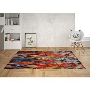 Covor de hol, Ansley, 80x150 cm, Poliester, Multicolor imagine