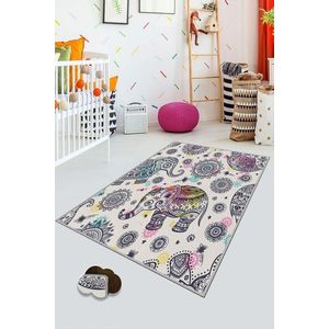 Covor de hol, HMNT93, 80x150 cm, Poliester, Multicolor imagine