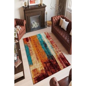 Covor de hol, W933, 80x150 cm, Poliester, Multicolor imagine