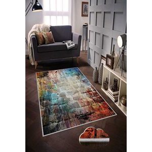 Covor de hol, HMNT102, 80x150 cm, Poliester, Multicolor imagine