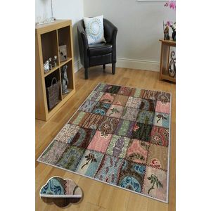 Covor de hol, HMNT138, 80x150 cm, Poliester, Multicolor imagine