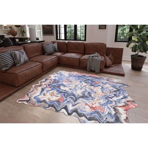 Covor de hol, Fusion Chenille AL 208 , 75x150 cm, Poliester , Multicolor imagine