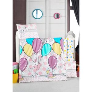 Lenjerie de pat pentru copii, Balloons, Patik, Bumbac Ranforce imagine