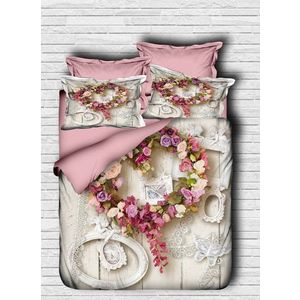 Lenjerie de pat pentru o persoana, 128, Pearl Home, Poliester Satinat imagine