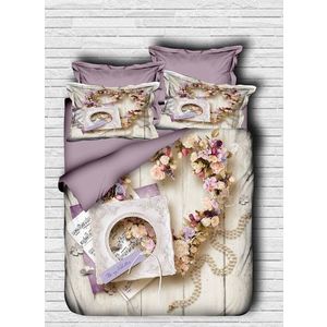 Lenjerie de pat pentru o persoana, 129, Pearl Home, Poliester Satinat imagine