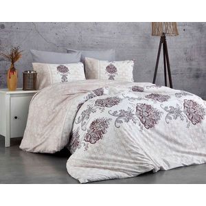 Lenjerie de pat pentru o persoana Single XL (DE), Daisy - Red, Pearl Home, Bumbac Ranforce imagine