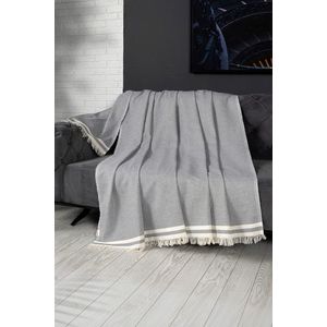 Cuvertura de pat, Alinda - Grey (170 x 230), DC Home, Bumbac imagine