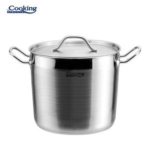 Oala cu capac, Cooking by Heinner, Maestro, 18 x 15 cm, 3.5 L, inox, gri imagine