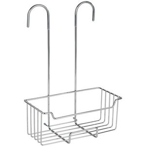 Etajera suspendabila pentru baie, Wenko, Milo, 25 x 36 x 14 cm, inox/plastic imagine