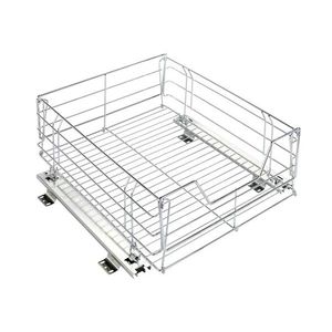 Raft extensibil pentru dulap, Maximex, Maxi, 50 x 50 x 23 cm, inox imagine