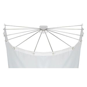 Suport pentru perdea de dus, Wenko, Shower Umbrella, 12 brate, 72 x 10.5 x 96 cm, inox imagine