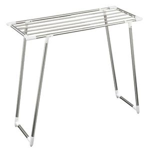 Uscator de rufe pliabil, Maximex, Space Saver, 79x39x94 cm, inox/polipropilena, argintiu mat imagine