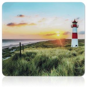 Protectie universala pentru aragaz Maximex, Lighthouse, 56x50 cm, sticla, multicolor imagine