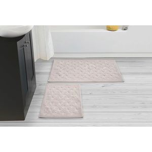 Set covorase de baie 2 piese, Alanur Home, COTTONKT000138, Bumbac, Bej imagine