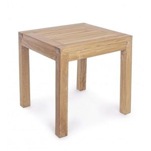 Masuta de cafea, Teak Square, Bizzotto, 50x50x50 cm, lemn masiv de tec imagine