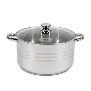 Oala cu capac Myra, Cooking by Heinner, Ø28 cm, 9 L, inox/sticla imagine